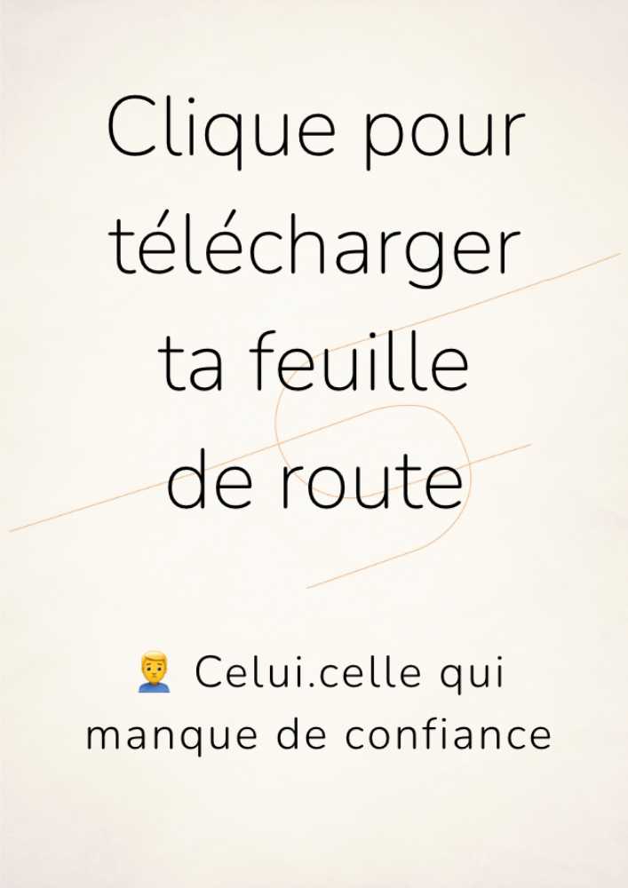 Feuille de route procrastinateur