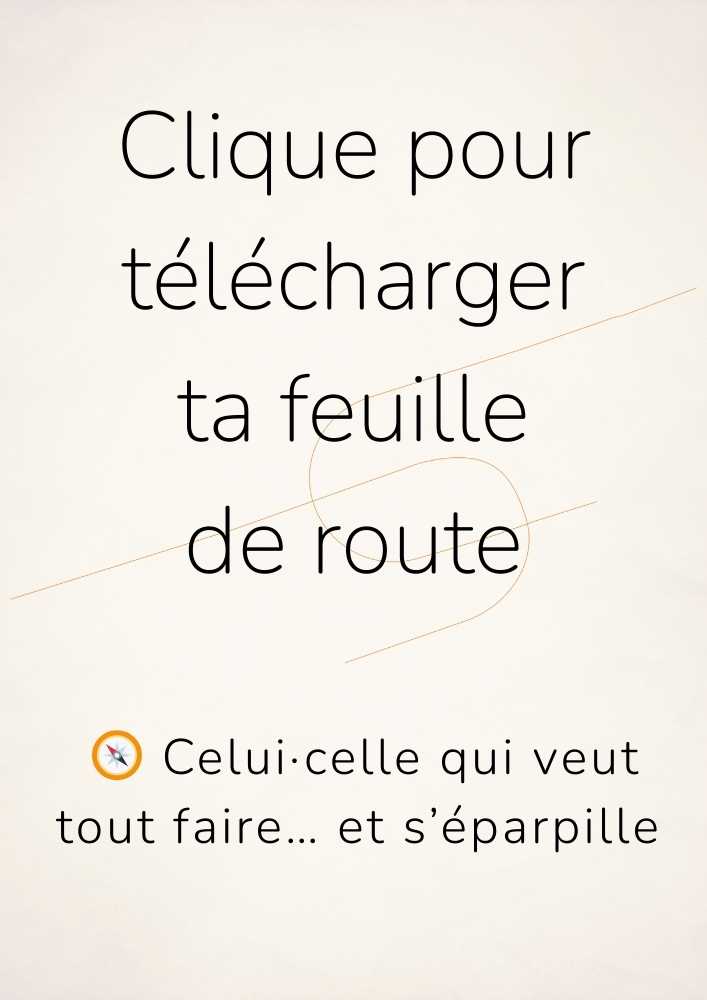 Feuille de route procrastinateur